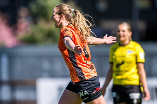 Marie Myhrvold Seim of Åsane celebrates