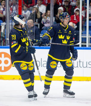 Oskar Steen and Isac Lundeström of Sweden