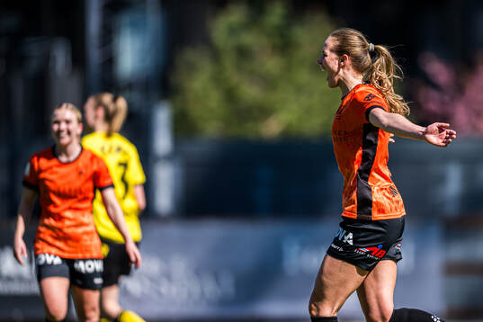 Marie Myhrvold Seim of Åsane celebrates