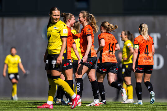 Marie Myhrvold Seim of Åsane celebrates