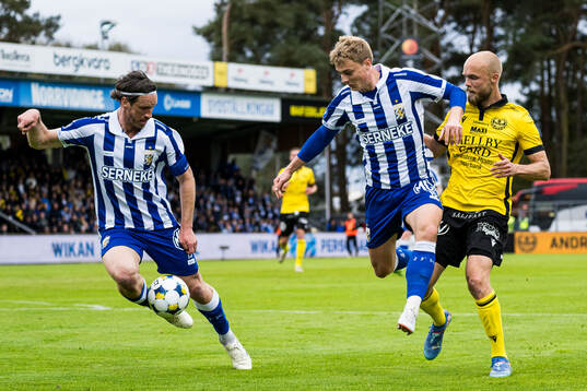 IFK Göteborgs Gustav Svensson och David Kruse och