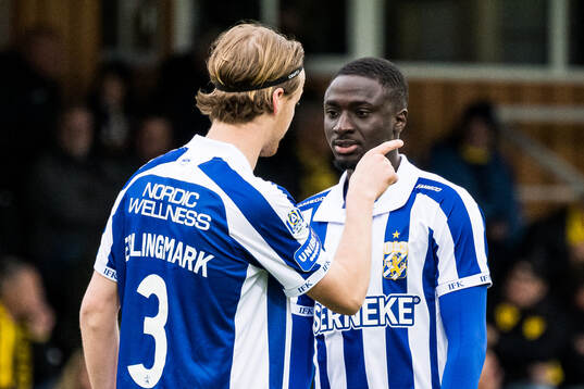 IFK Göteborgs August Erlingmark och Imam Jagne