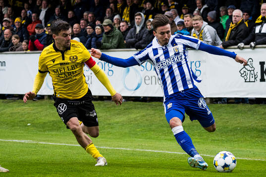 Mjällbys Jesper Gustavsson och IFK Göteborgs Anders