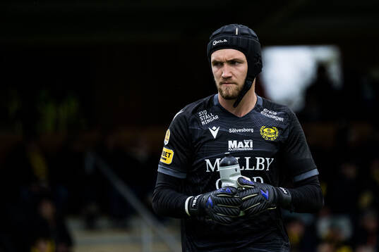 Mjällbys målvakt Noel Törnqvist