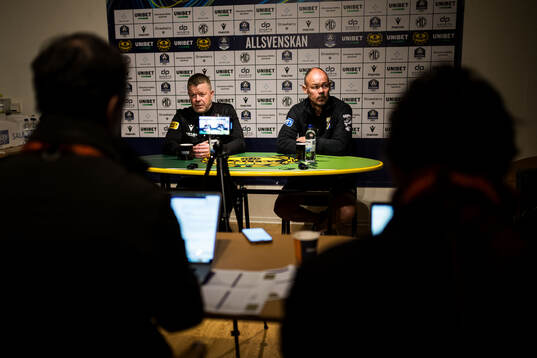 Mjällbys tränare Anders Torstensson och IFK Göteborgs