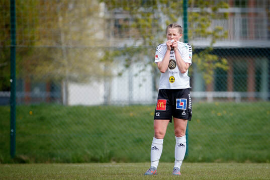 Örebro SKs Sofia Vesterlund deppar vid 1-5