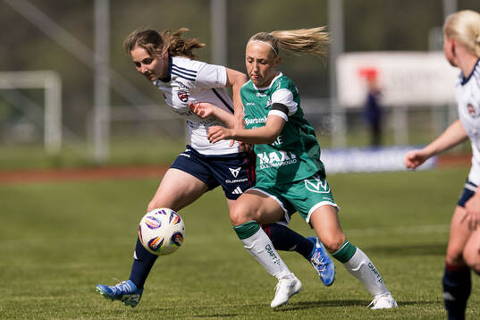 Rosengårds Maja Johansson och Alingsås Saga Fredgren och
