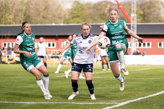 Rosengårds Emilia Larsson och Alingsås Moa Jarl