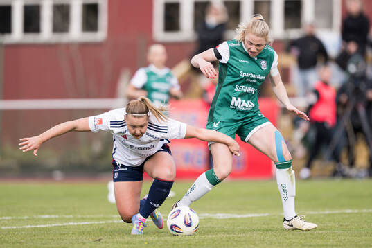 Rosengårds Oona Sevenius och Alingsås Moa Jarl