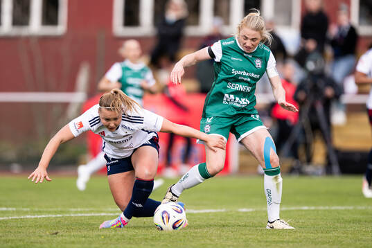 Rosengårds Oona Sevenius och Alingsås Moa Jarl