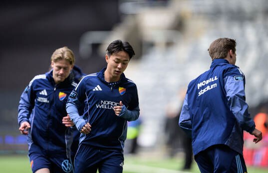 Djurgårdens Keita Kosugi och