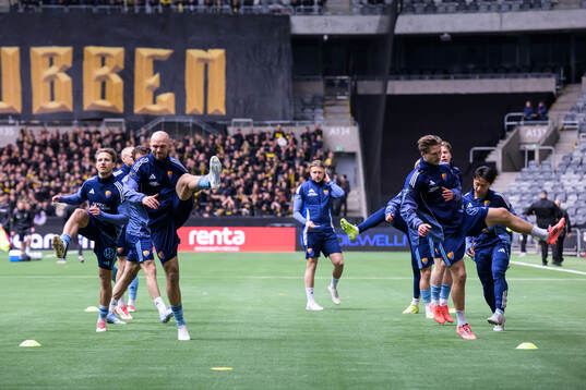 Djurgårdens Marcus Danielson och Miro Tenho