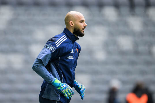 Djurgårdens målvakt Filip Manojlovic