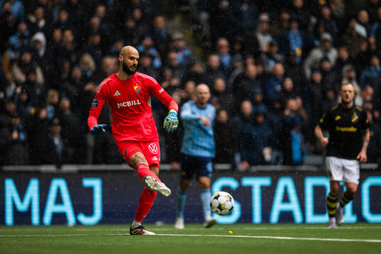 Djurgårdens målvakt Filip Manojlovic