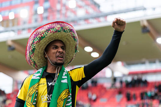 Hammarbys Paulos Abraham jublar