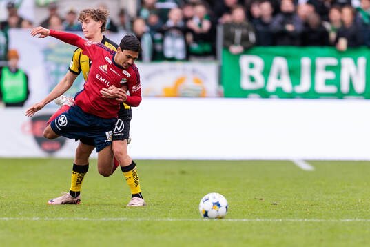 Hammarbys Hampus Skoglund och Östers Lukas Bergquist