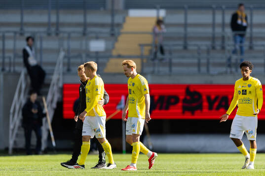 Falkenbergs spelare deppar