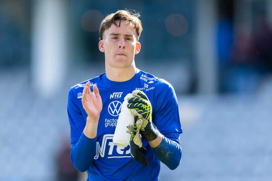 Örgrytes målvakt Hampus Gustafsson