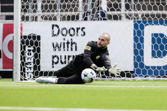 Häckens målvakt Oscar Jansson