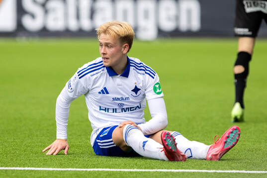 IFK Norrköpings Isak Andri Sigurgeirsson deppar