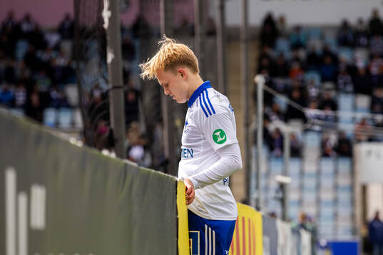 IFK Norrköpings Isak Andri Sigurgeirsson deppar