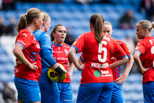 Helsingborgs Inez Gertsen deppar