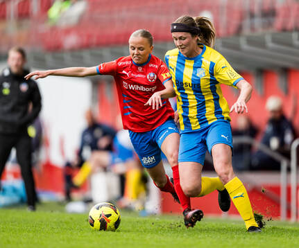 Helsingborgs Emma Sternberg och Eskilsminnes Louise Hayden