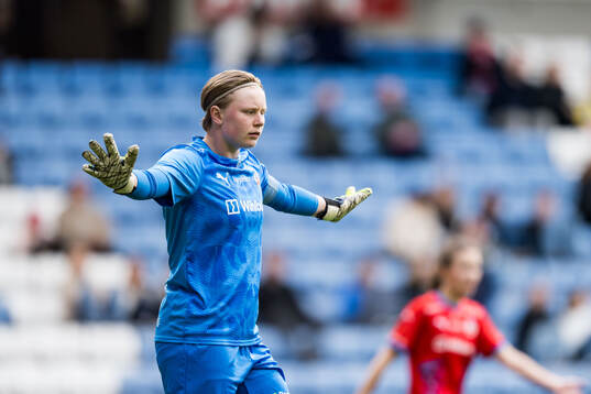 Helsingborgs målvakt Hannah Tegestål