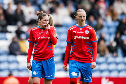Helsingborgs Hanna Lundell och Anna Thrane Ruud Hansen