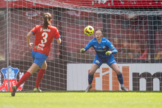 Helsingborgs målvakt Hannah Tegestål