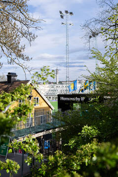 Exteriör vy över Hammarby IP