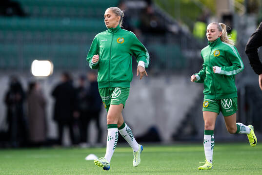 Hammarbys Alice Carlsson och Emilie Joramo