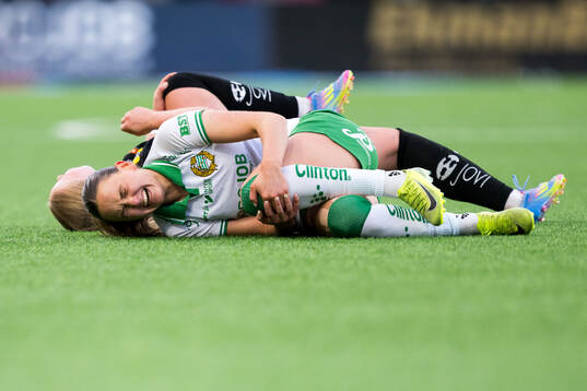 Hammarbys Vilde Hasund har ont