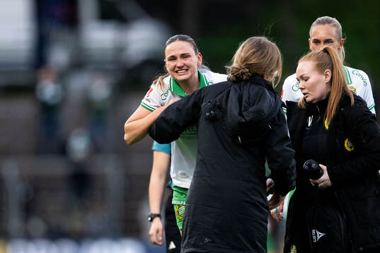 Hammarbys Vilde Hasund har ont