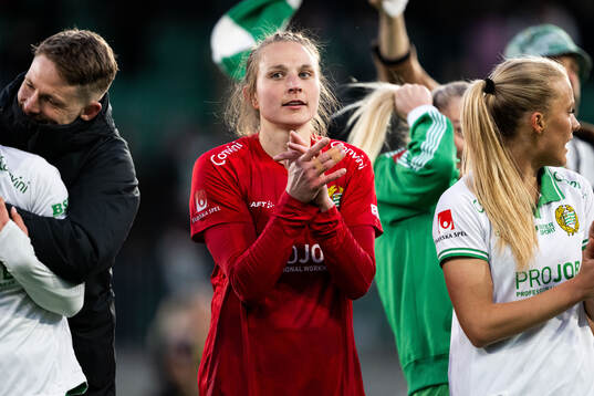 Hammarbys målvakt Anna Tamminen