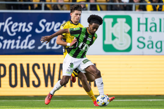Elfsborgs Besfort Zeneli och GAISs Harun Ibrahim