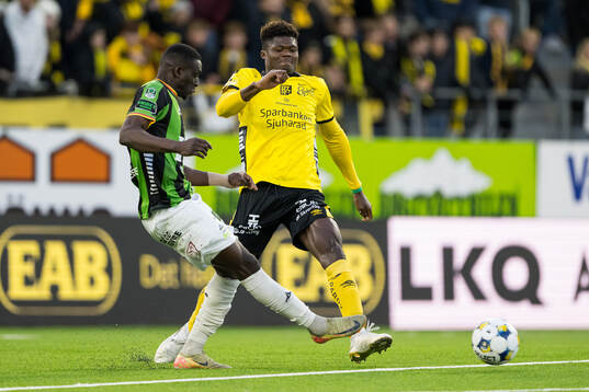 GAIS Ibrahim Diabate och Elfsborgs Terry Yegbe