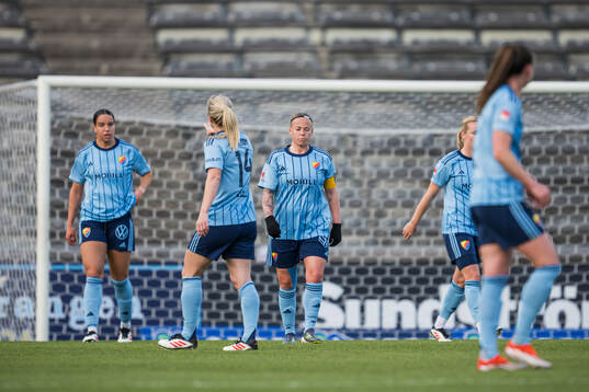 Djurgårdens Therese Åsland deppar