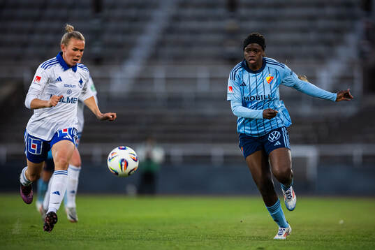 IFK Norrköpings Jessica Wik och Djurgårdens Flavine