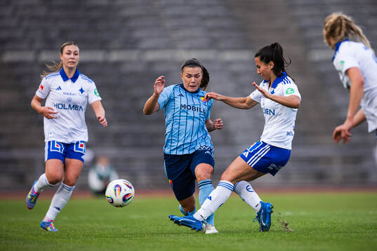 Djurgårdens Alexsandra Lobanova och IFK Norrköpings Vesna