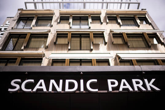 Exterior view of Scandic Park, residence of the Swedish
