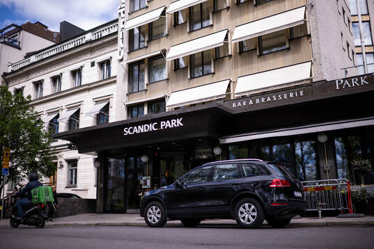 Exterior view of Scandic Park, residence of the Swedish