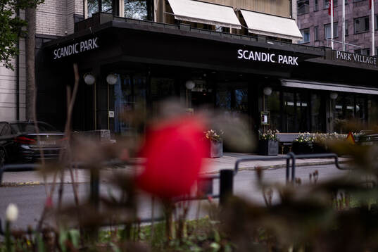 Exterior view of Scandic Park, residence of the Swedish