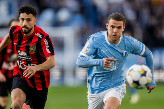 Brommapojkarnas Daleho Irandust och Malmö FFs Gabriel
