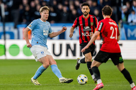 Malmö FFs Nils Zätterström och Brommapojkarnas Daleho