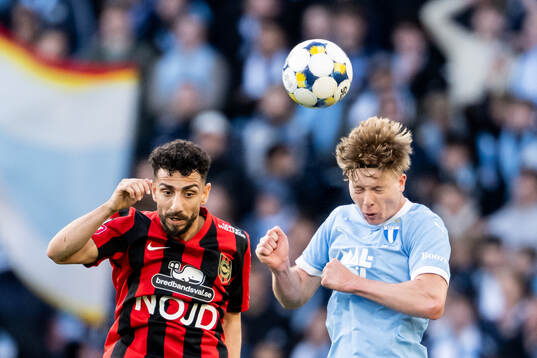 Brommapojkarnas Daleho Irandust och Malmö FFs Nils