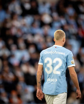 Malmö FFs Daniel Gudjohnsen