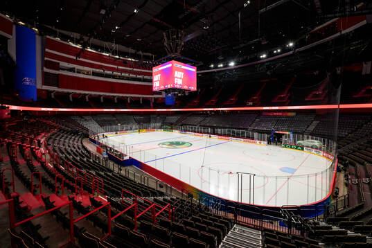 Interior view of Avicii Arena