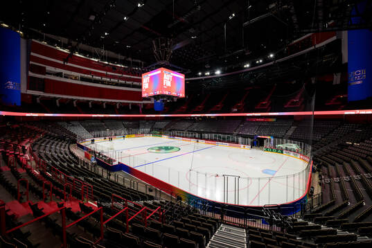 Interior view of Avicii Arena