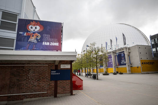 Exterior view of Avicii Arena